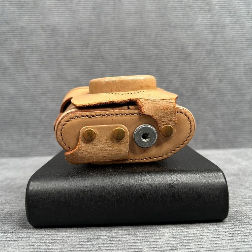 Vintage Bolsey B22 Set-O-Matic 35mm Camera with Leather Case Wollensak 44mm Lens